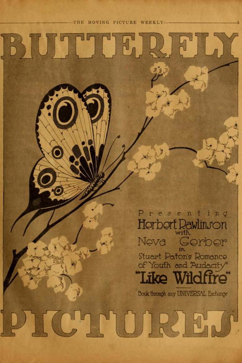 Film poster: Like Wildfire