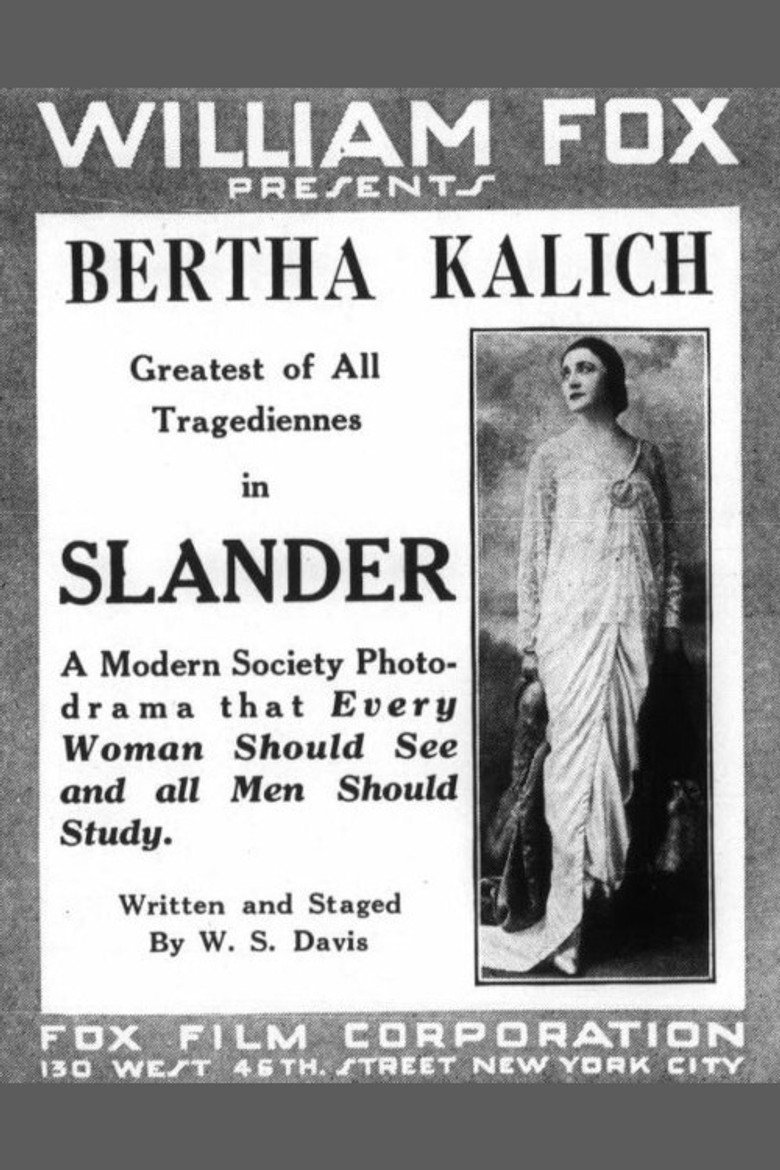 Film poster: Slander