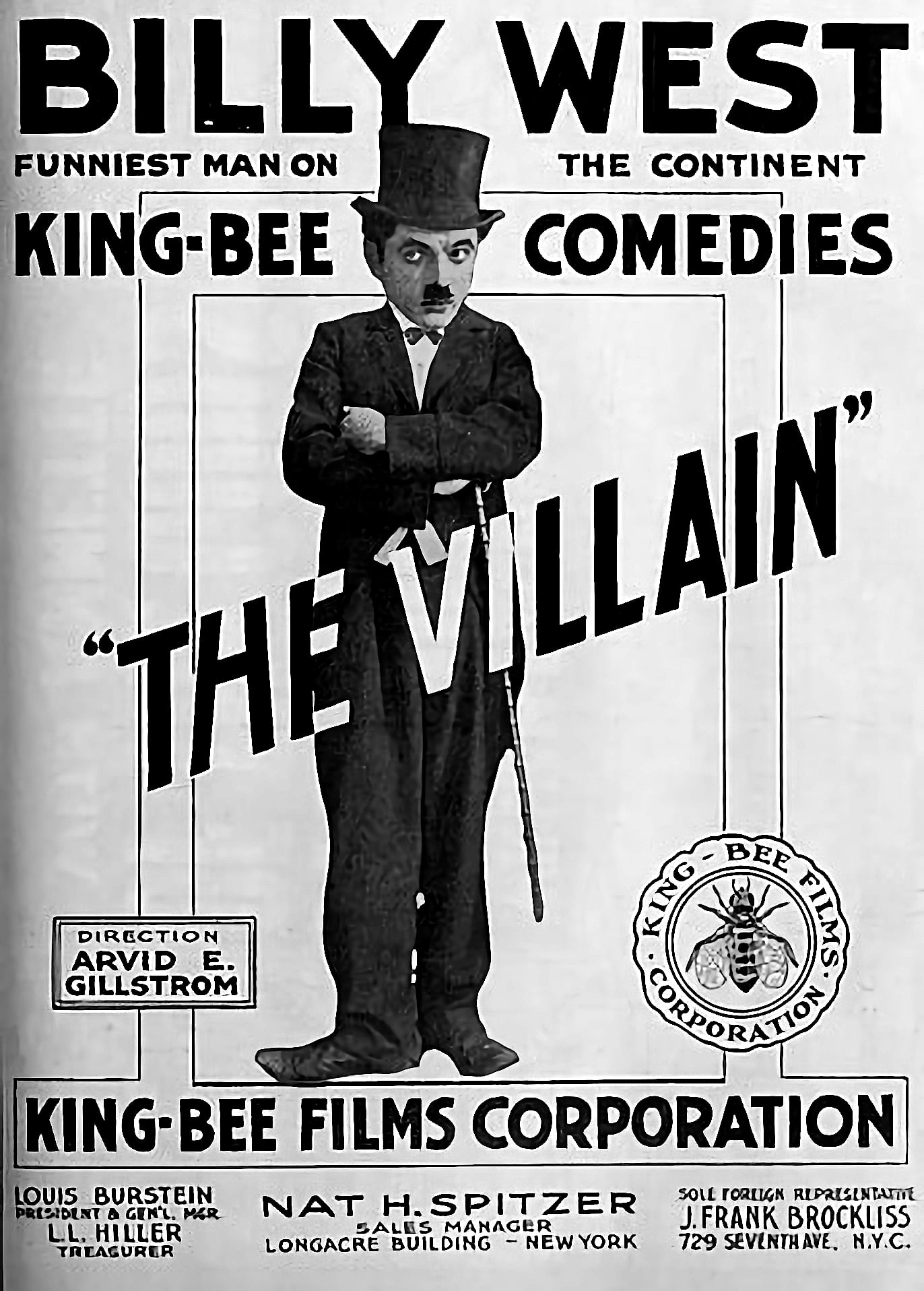 Plakat von "The Villain"