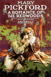 Plakat von "A Romance of the Redwoods"