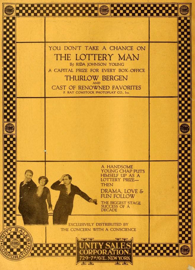 Plakat von "The Lottery Man"
