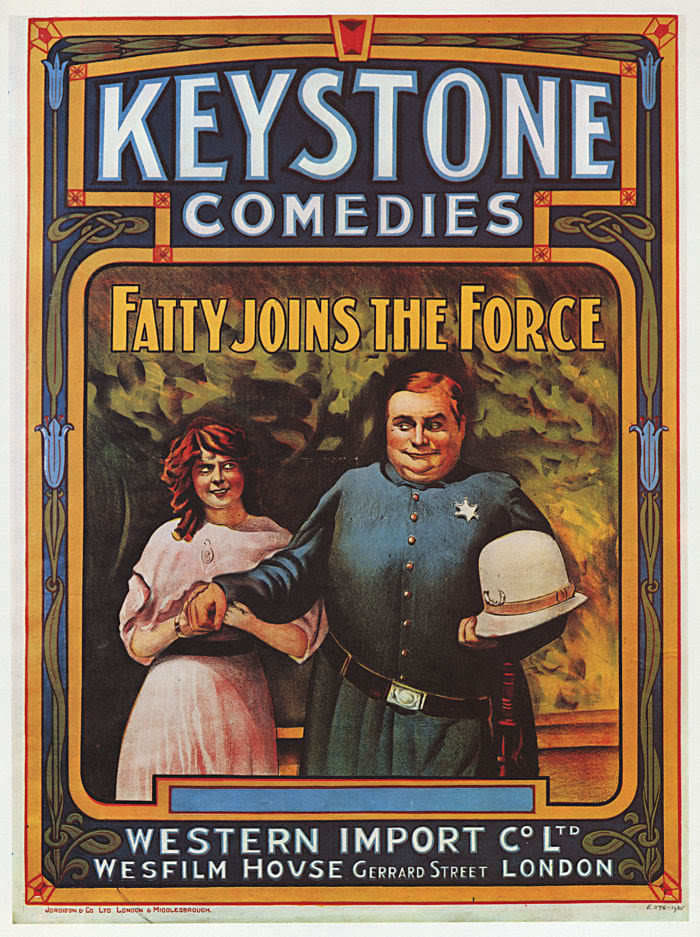Plakat von "Fatty Joins the Force"