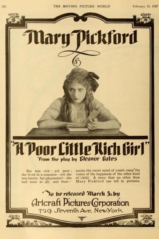 Plakat von "The Poor Little Rich Girl"