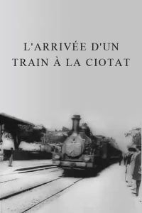 Plakat von "Die Ankunft eines Zuges im Bahnhof Ciotat"