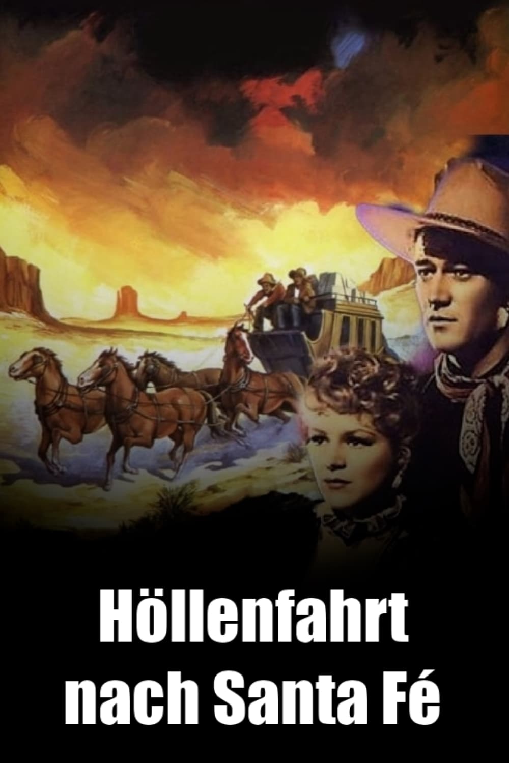 Plakat von "Höllenfahrt nach Santa Fé"