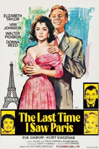 Poster for the movie "The Last Time I Saw Paris"