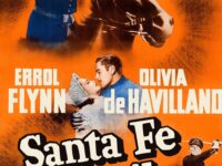 Poster for the movie "Santa Fe Trail"