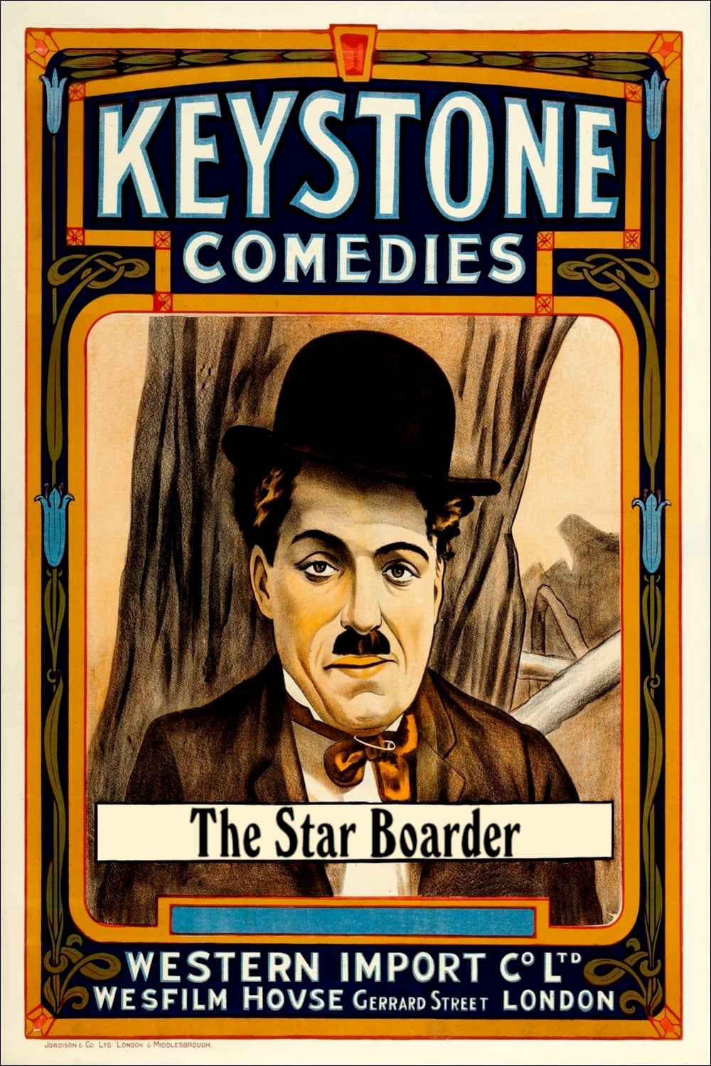 Poster for the movie "The Star Boarder"