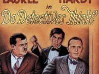 Poster for the movie "Do Detectives Think?"