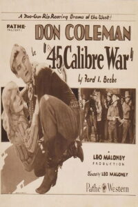 Poster for the movie ".45 Calibre War"