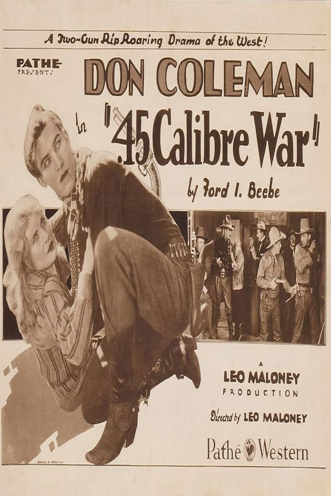 Poster for the movie ".45 Calibre War"