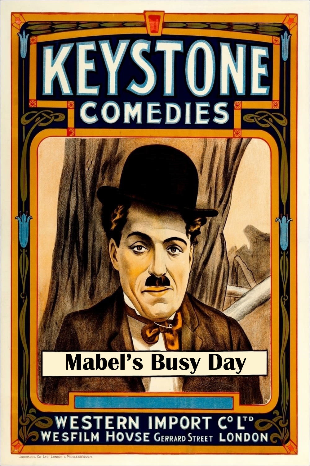 Poster for the movie "Mabel's Busy Day"
