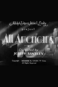 Poster for the movie "All Americans"