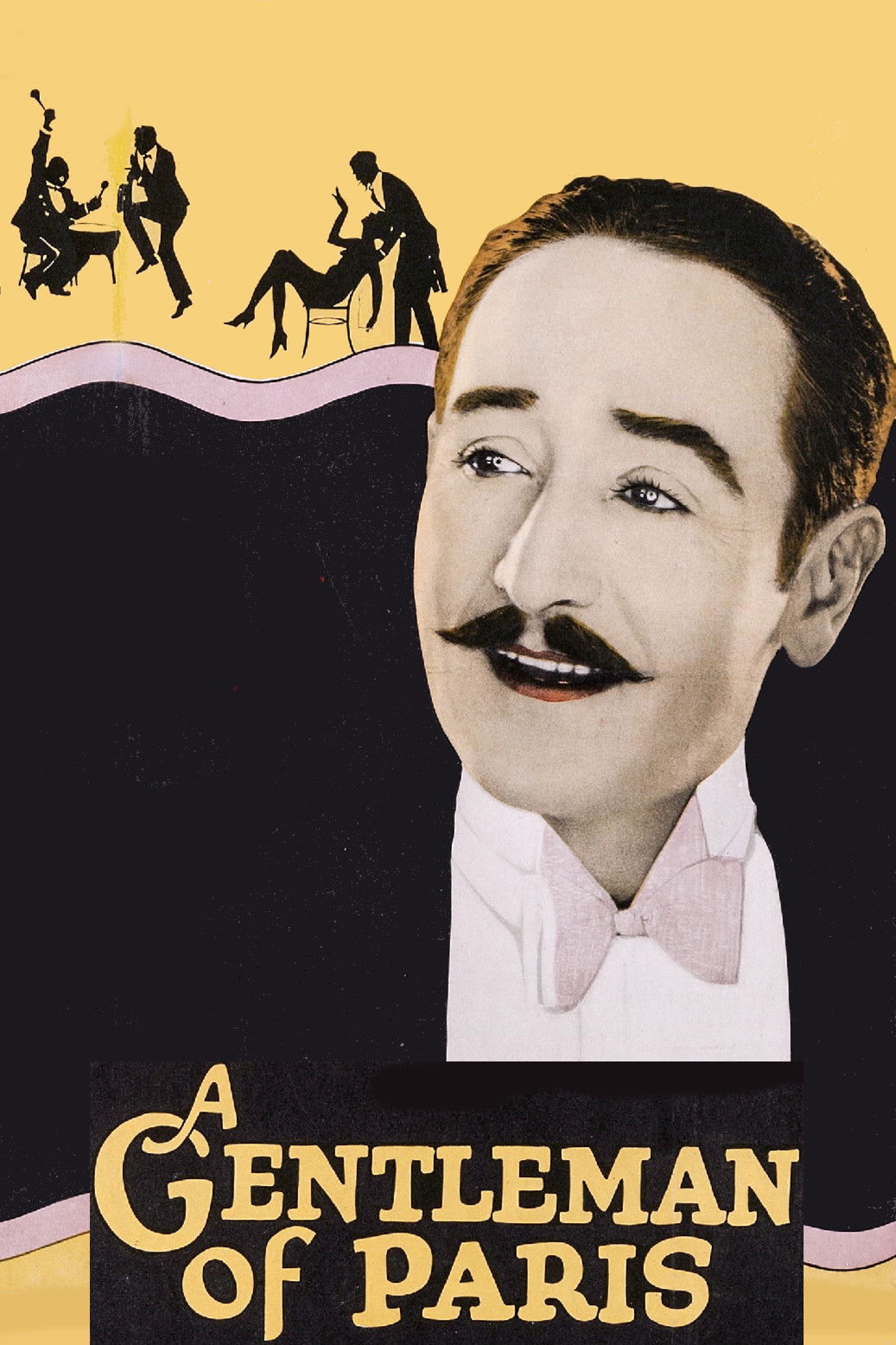 Poster for the movie "A Gentleman of Paris"